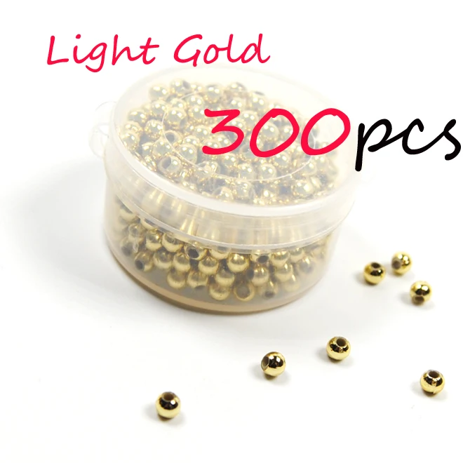 300pcs Light gold