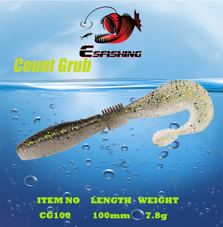 KESFISHING-Señuelos de Pesca de 4 "y 7,8g, cebo Artificial suave, olor atrayente, inyecta Sales, Wobbler - imagen 2