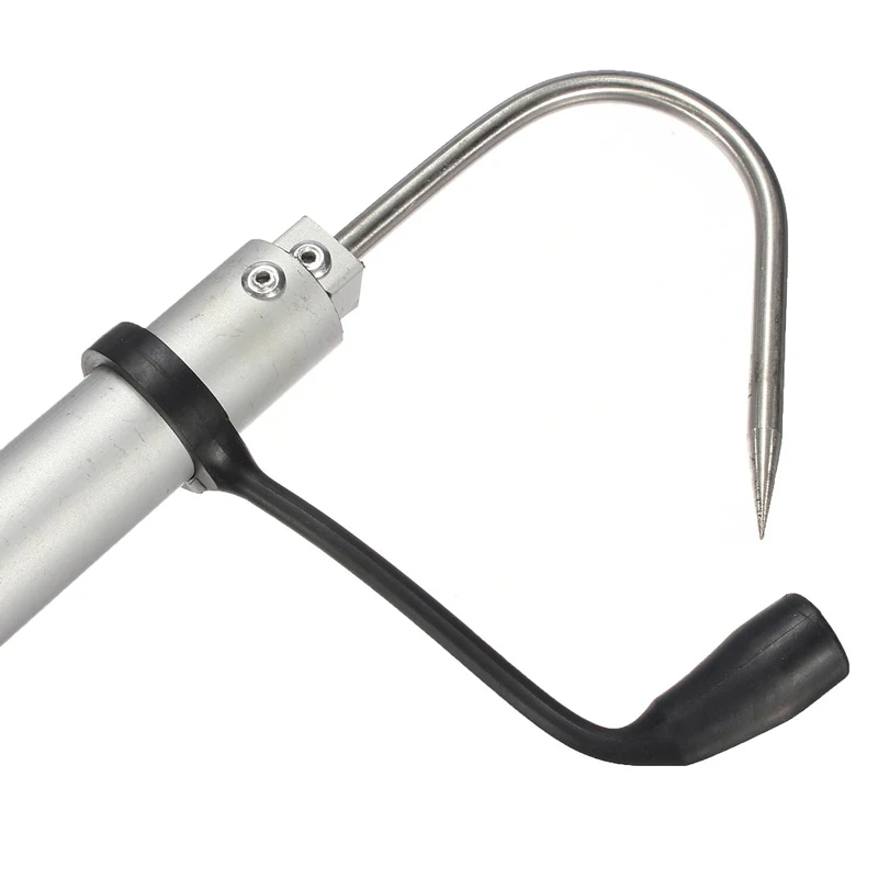 Bimoo-Herramienta de pesca telescópica retráctil de 27-60cm, lanza de gancho de Gaff, aparejo de aterrizaje de pesca en hielo en agua salada - imagen 3