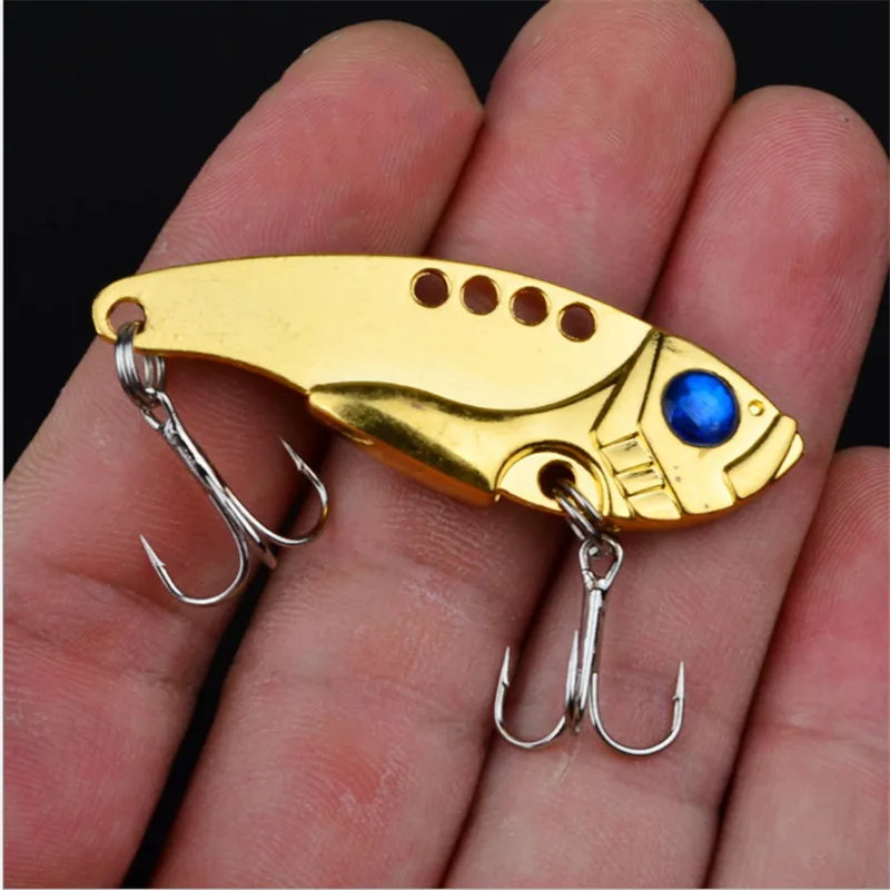 Señuelo de pesca de Metal VIB, 1 unidad, 11g, 5cm, Isca, vibración vívida, Wobblers, lubina, Cicada, Spinners, cebo para todos los aparejos de pesca de agua superior - imagen 3