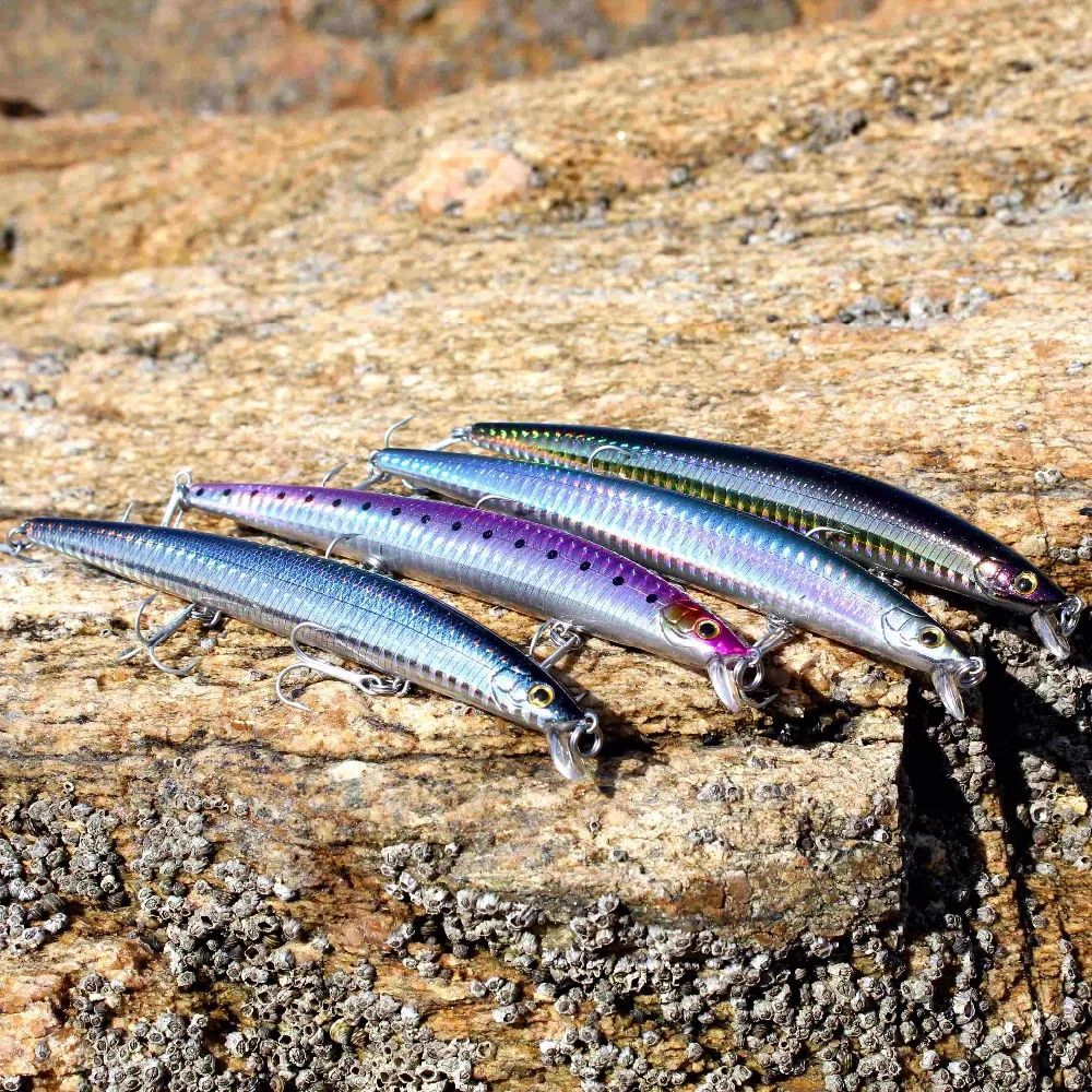 AOCLU-señuelo duro de pesca, anzuelo de pesca de lubina y atún, 150mm, 18,0g, 0,5-1m