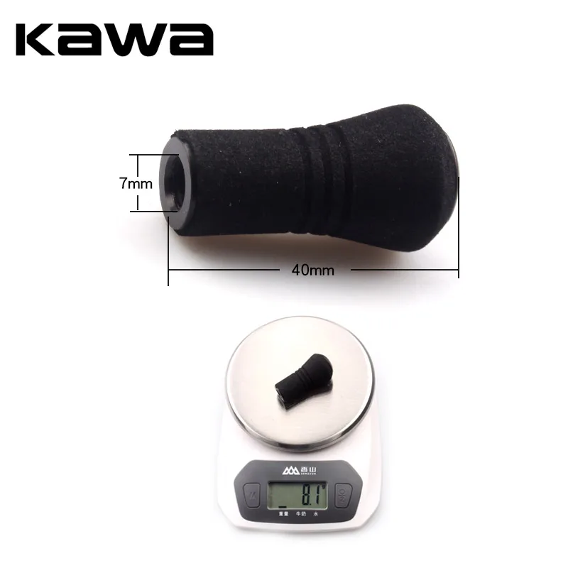 KAWA-perilla de EVA para carrete de pesca, accesorio de pesca para fundición de cebo y carrete giratorio, perilla de manivela para rodamiento de 7x4x2,5mm - imagen 3