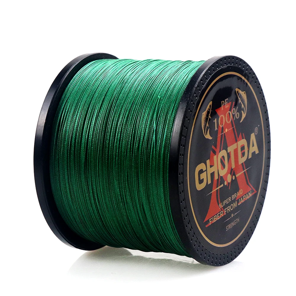 GHOTDA-sedal de pesca trenzada de 8 hebras, 1000M, 500M, 300M - imagen 5