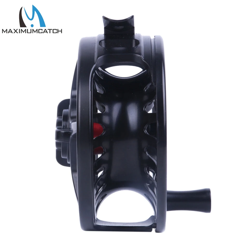 Maximumcatch-carrete de aluminio negro para pesca con mosca, accesorio para zurdos y diestros, 5/6/7/8 WT - imagen 4