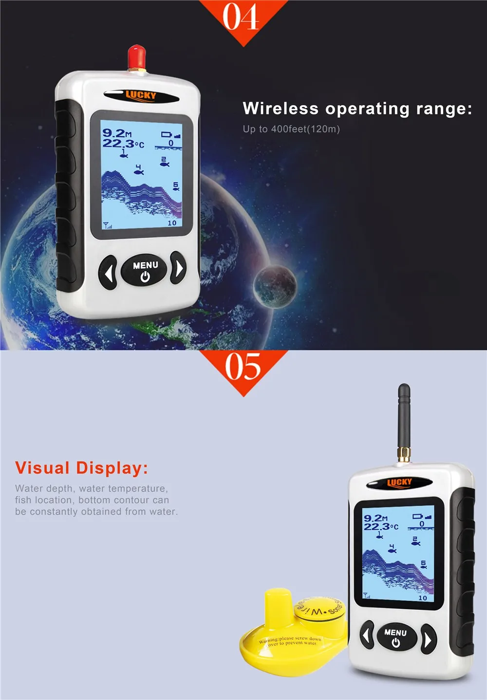 FFW718 fish finder 3