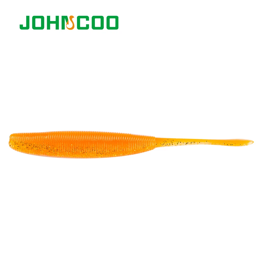 JOHNCOO-Cebo de silicona Swimbait para pesca de lubina, señuelo Artificial suave de 115mm y 7g, aparejos de pesca, 6 unidades por lote - imagen 4