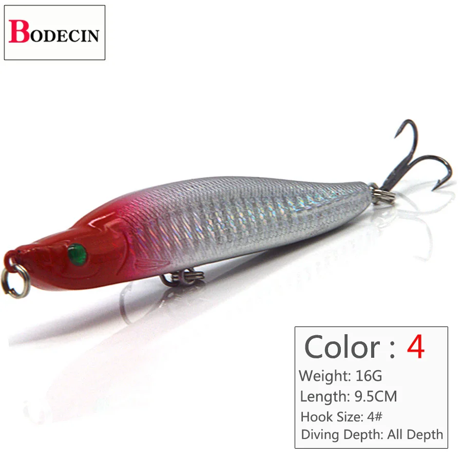 1PCS Crankbaits Minnow Plastic Hard Sea Fishing Lure Swimbait Fake Laser Bait Peche Trolls For Artificial Baits Saltwater Lures (3)