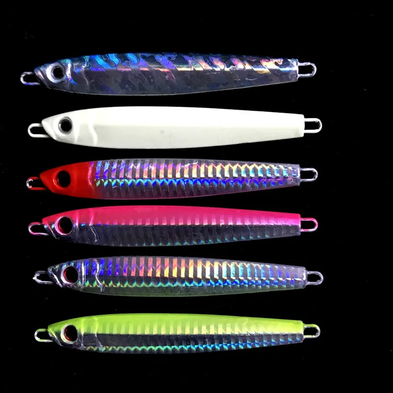 60g Jigs señuelo de pesca cebo duro Metal Jigbait señuelos Shore Casting Janpan Jig aparejos artificiales 1 pieza en oferta - imagen 5