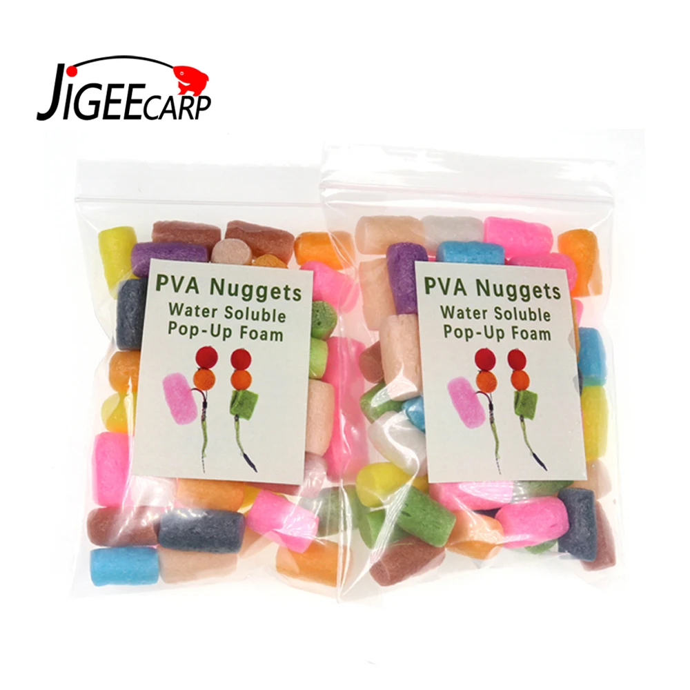 JIGEECARP Pepitas PVA para pesca de carpa, espuma emergente - imagen 3