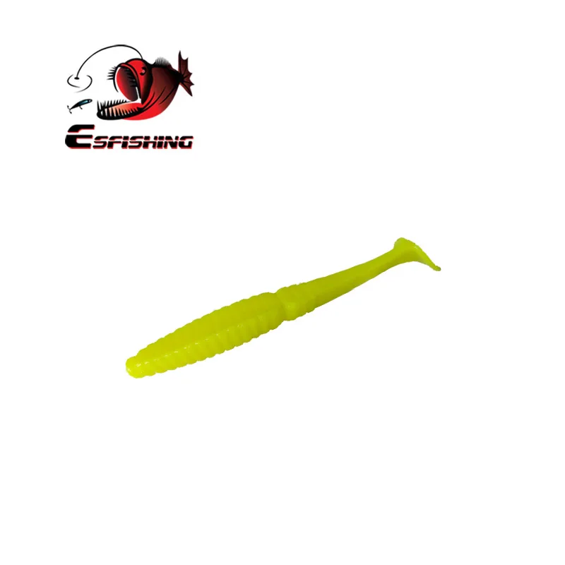 KESFISHING-cebos blandos de silicona Artificial, cebos de Pesca de 82mm, cuero cabelludo, pececillos inyectados de aroma y sales - imagen 5