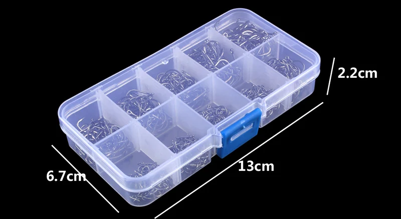 Organice su espacio de trabajo con esta caja compacta de almacenamiento transparente con 12 compartimentos para una fácil organización y accesibilidad