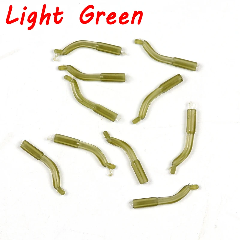 Bimoo-accesorios de pesca de carpa, 10 piezas, gancho de goma, línea de manga, alineador, Terminal de Color camuflaje, aparejos de pesca, aparejo giratorio - imagen 4