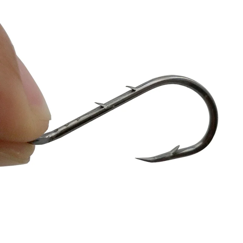100 unids/lote gancho de púas 8299 pulpo anzuelos acero de alto carbono anzuelos Circle - imagen 5