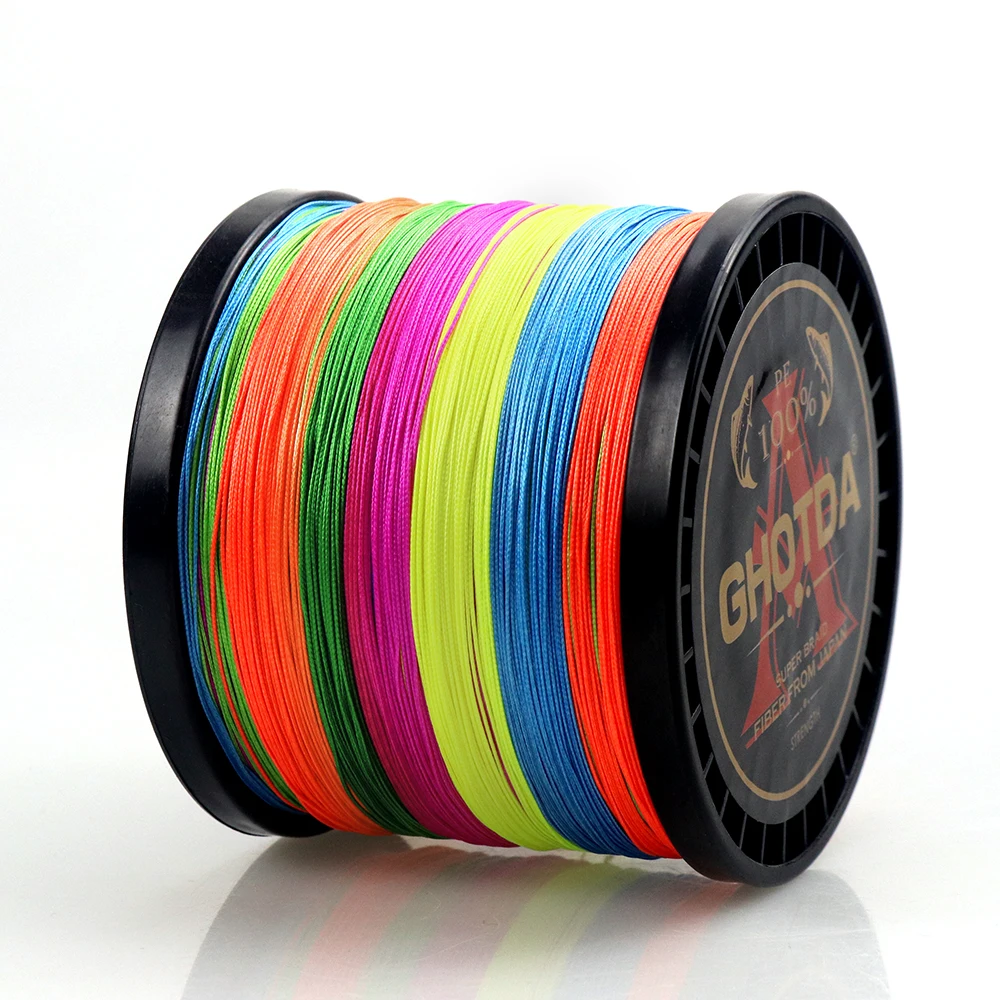 GHOTDA-sedal de pesca trenzada de 8 hebras, 1000M, 500M, 300M - imagen 3