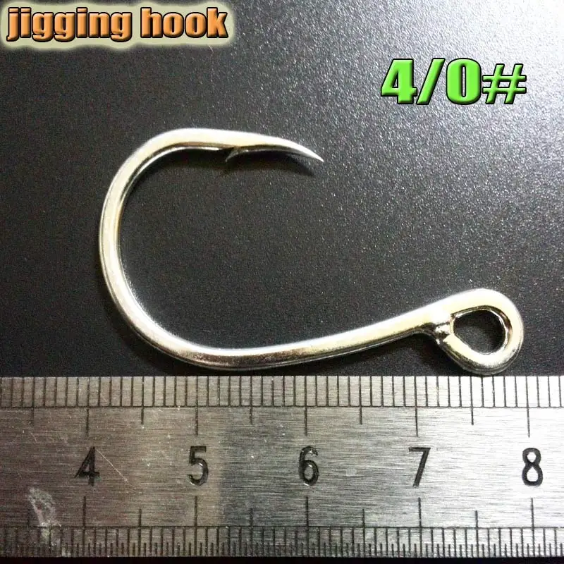 2023 nuevo gancho de jigging gancho grande, opción de tecnología adwanced, soldadura sin costuras, más resistencia y no es fácil de cortar, 10 unids/lote - imagen 5