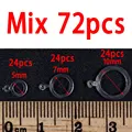 72pcs size Mix