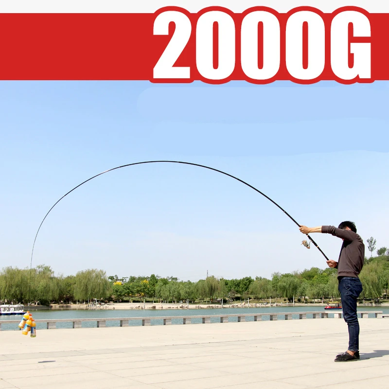 Caña de pescar en roca de fibra de carbono, poste de pesca XH Power Spinning, Olta de pesca, anillo de guía inclinado, aparejos de pesca de peces grandes - imagen 4