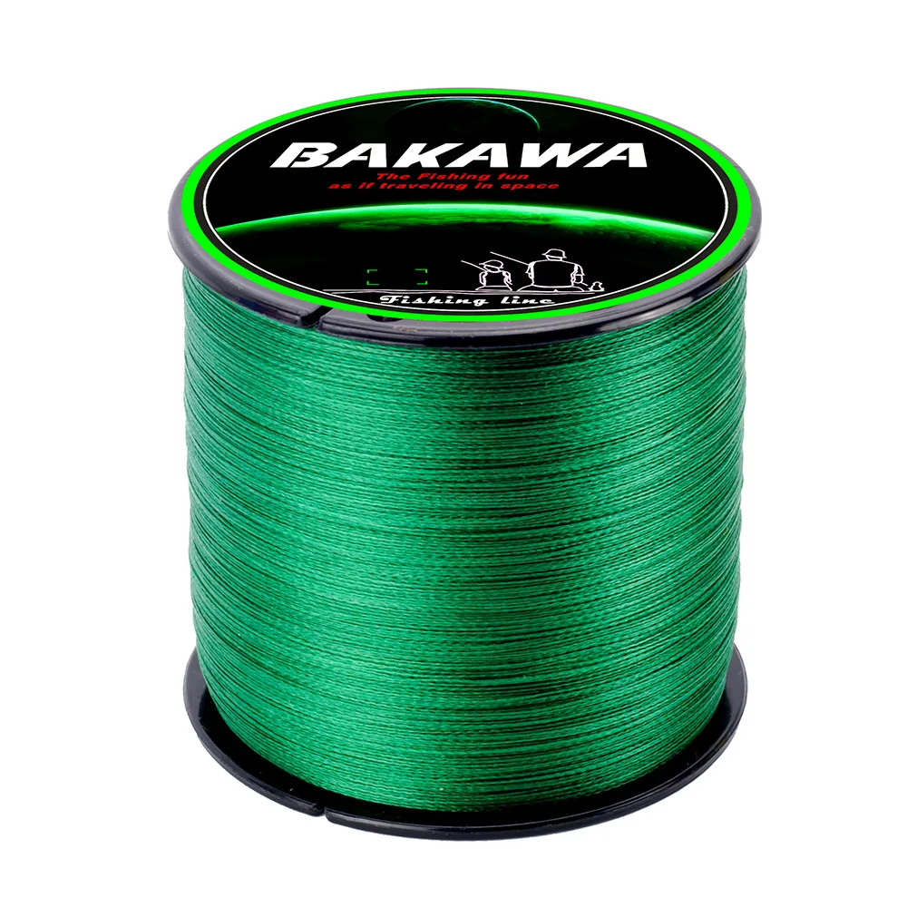 BAKAWA 300M 100% PE 4 hebras hilo de pescar trenzado hilo de pescar multifilamento súper fuerte para pesca de carpa - imagen 4