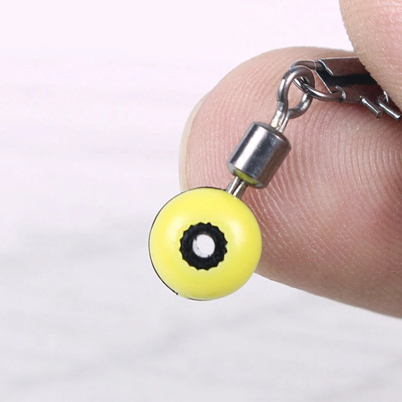 10 Uds. Flotador de pesca Bobber Stops Space Beans conectores giratorios Wobbler mar pesca agua salada Metal herramientas de plástico Accesorios - imagen 4