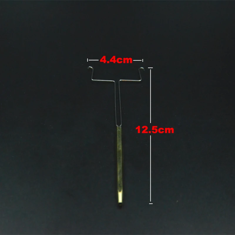 Herramienta de pesca con mosca twister, alambre dividido en forma de Y, medio enganche, mango de latón, aparejos de atado de moscas, socio de doblaje, 1pc - imagen 3