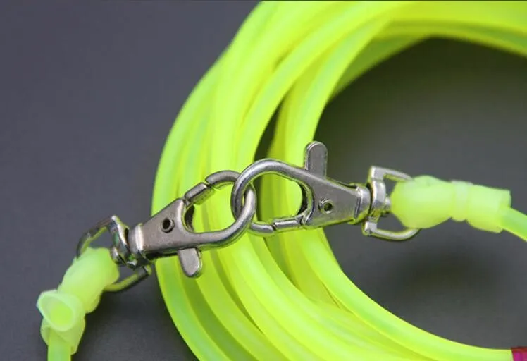 Cuerda de línea de pesca de goma sólida elástica, 9m de diámetro, 4mm, poste de retención, cuerda elástica atada con gancho - imagen 4