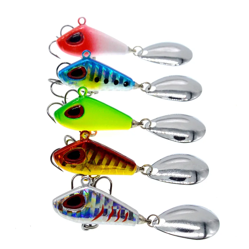 VIB-señuelo de pesca Artificial, cebo de fundición de largo alcance, rotación, 6g/10g/17g/25g, lubina de agua dulce y salada - imagen 5