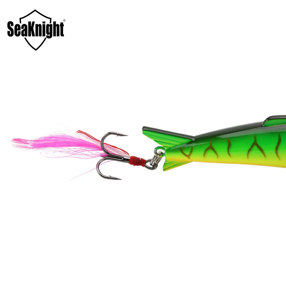 SeaKnight-Señuelos de Pesca SK007 Minnow, cebos artificiales de 16g, 100mm, 0,6-1,2 M, 1 unidad - imagen 4