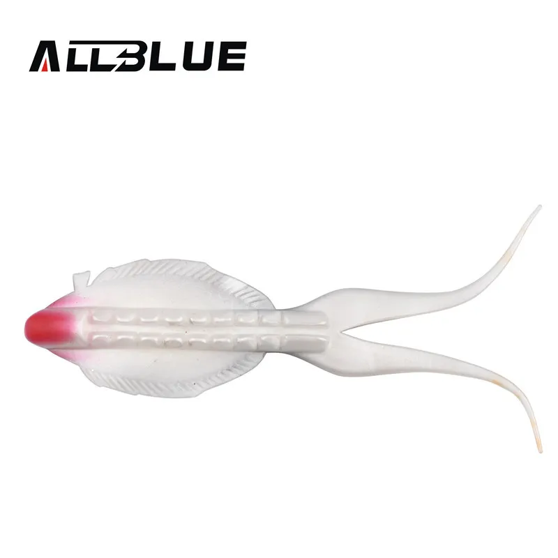 ALLBLUE-señuelo de pesca de silicona suave, cebo blando de 12cm/8g, 3 unids/lote - imagen 3