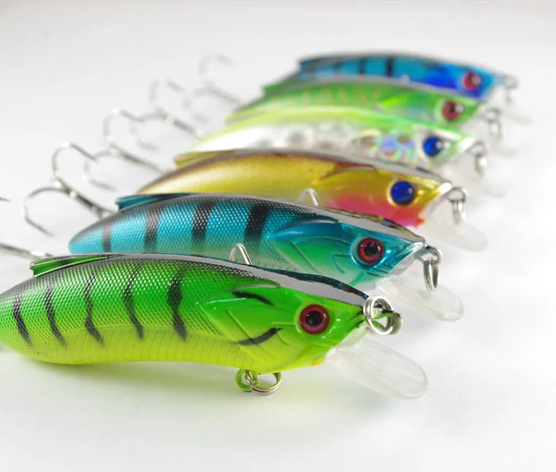 Señuelo de pesca Minnow 8cm 15g señuelos duros artificiales cebo lubina pez negro cebos de cabeza de serpiente 1 pieza VENTA - imagen 3