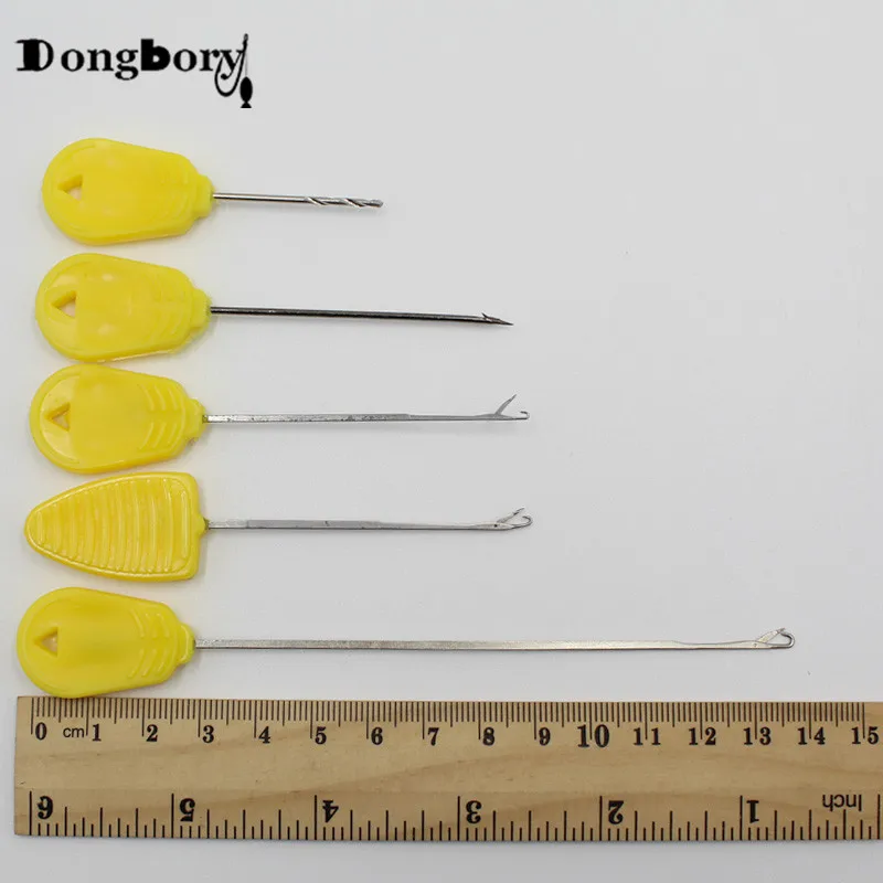 Boilies de pesca de carpa, aguja de cebado, Pellet, herramientas de fabricación de empalme, accesorios de carga, 3 uds. - imagen 5