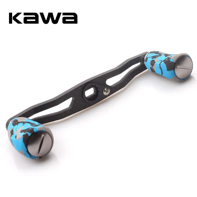 Kawa-mango de carrete de pesca de fibra de carbono con perilla EVA, tamaño de agujero de 8x5mm, 120mm de longitud, adecuado para carrete A y D, balancín de pesca - imagen 3