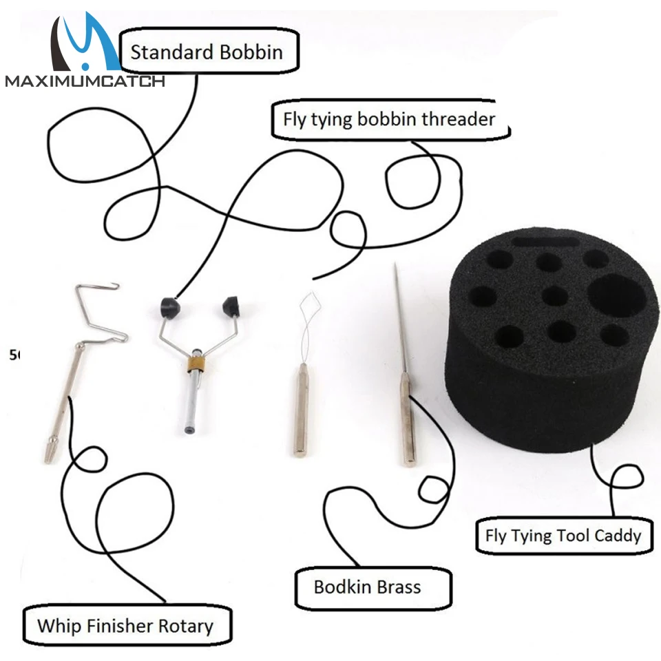Estación de herramientas para atar moscas de espuma Maximumcatch, Orginazier Caddy - imagen 4