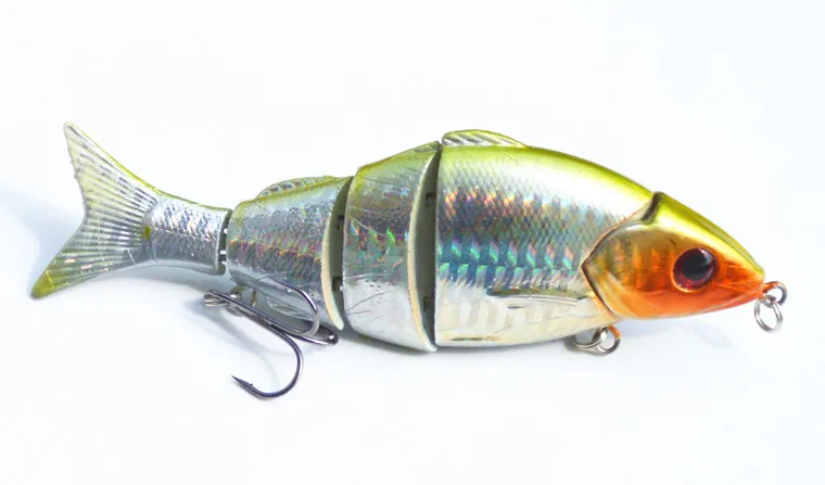 Señuelo de pesca Swimbait Minnow 5 segmentos cebo flotante de mar 12cm 21g cebo de articulación dura señuelos 1 pieza venta - imagen 2