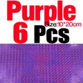 6pcs Purple