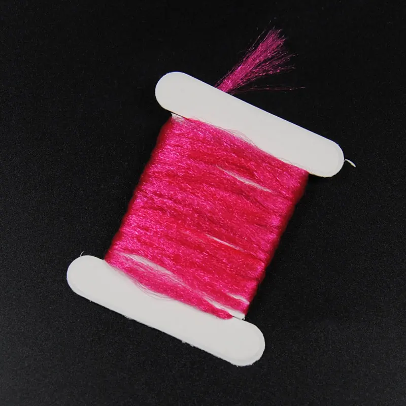 WIFREO-Ala de paracaídas para atar moscas, fibra sintética PP, materiales de alas traseras, hilo flotante, cebo de pesca mediano, 2m/tarjeta - imagen 5