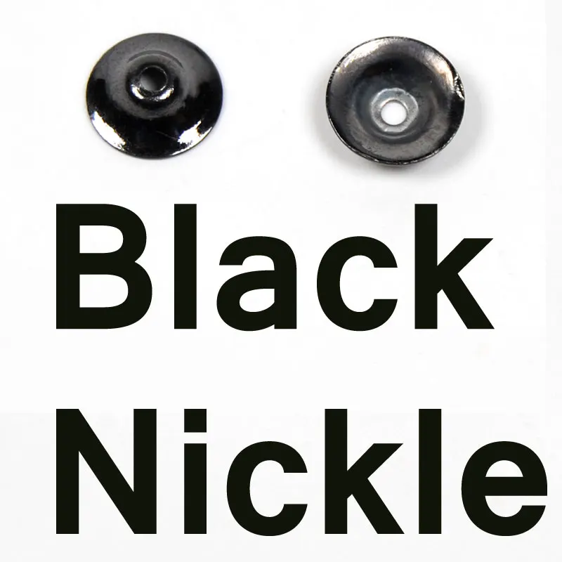 12pcs black nickle