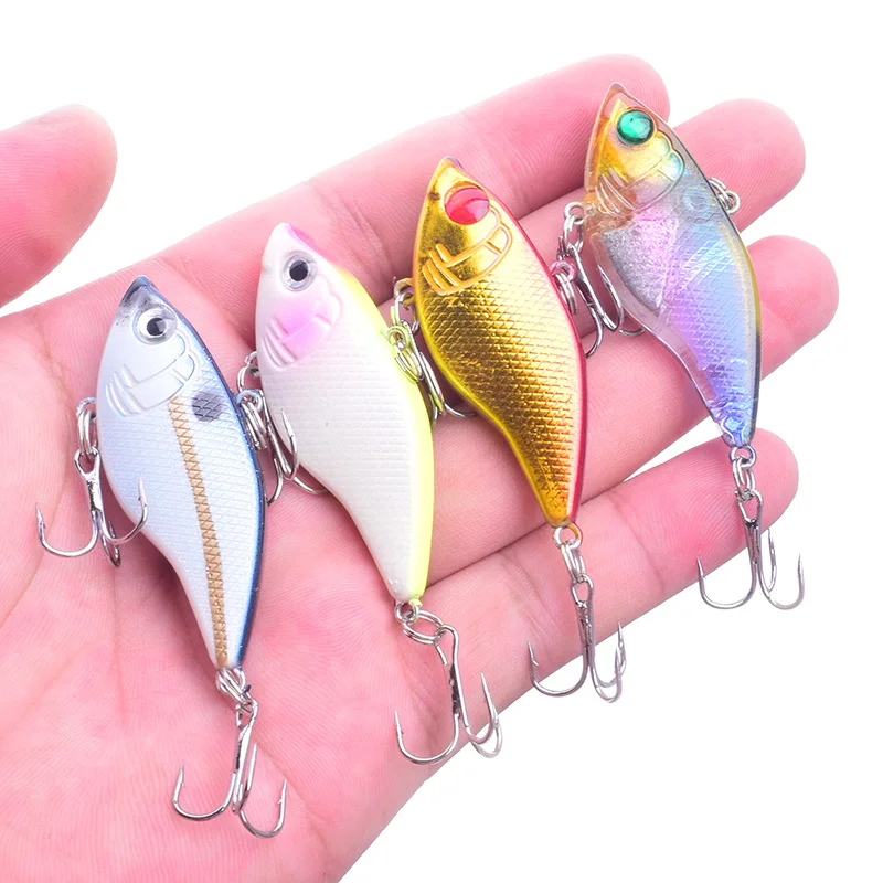 Señuelo de pesca con vibración Vib que se hunde, 5,2 cm, 14,8g, ojos 3D, cebo duro Artificial, Topwater, Minnow, Wobblers, Peche Isca, aparejos de pesca - imagen 5