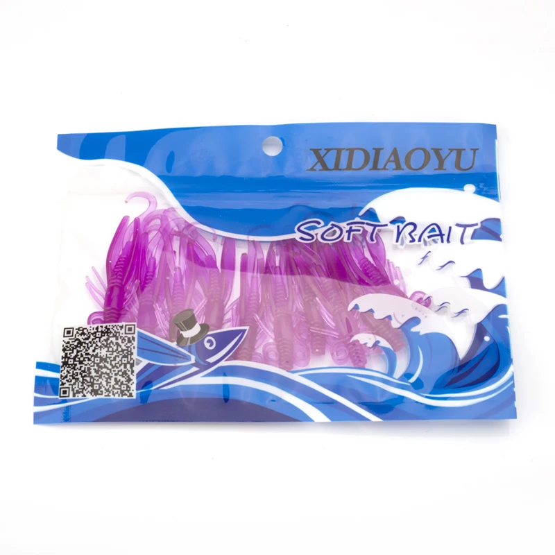 Señuelos de Pesca blandos, cebo Artificial de silicona, 10 piezas, 62mm, 2g, olor a pescado, gusano, Lucio, Swimbaits, aparejos Wobbler - imagen 2