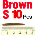 10PCS S Brown