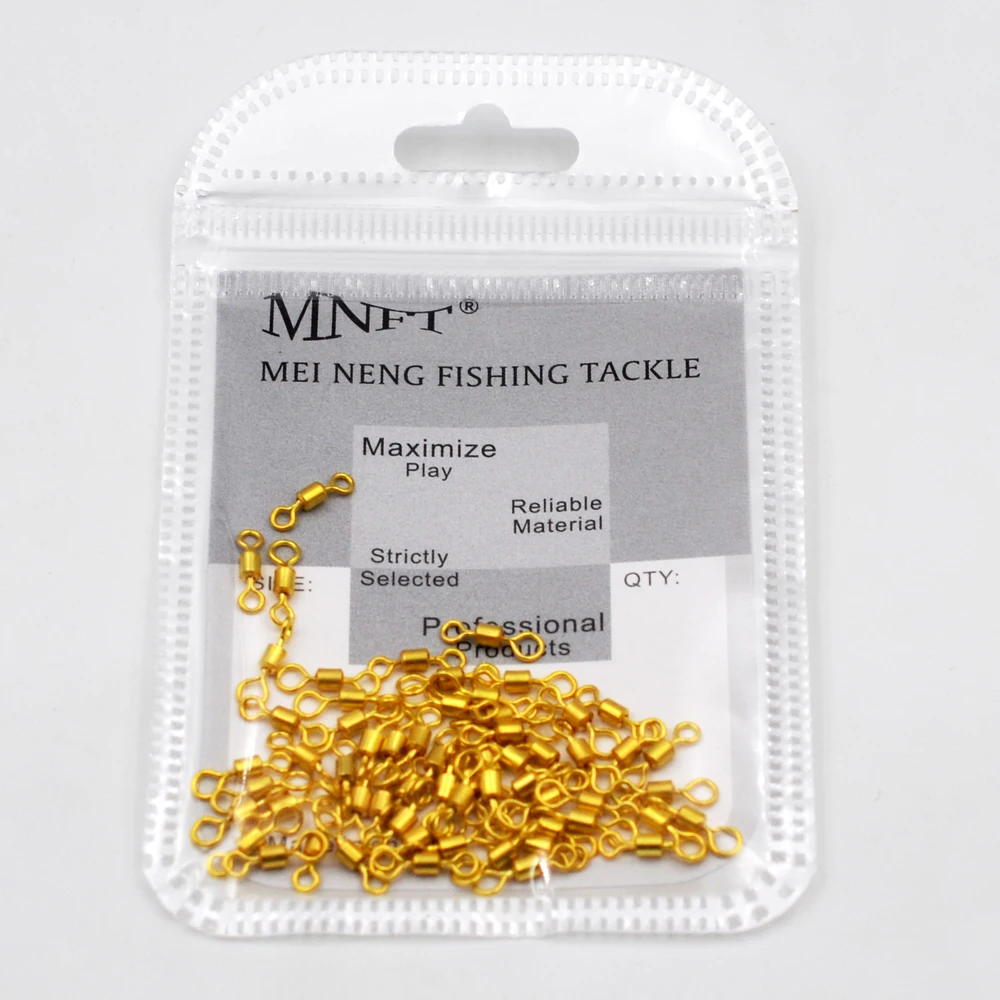 MNFT-aparejos de pesca de carpa, ganchos giratorios de ojo grande y pequeño, anillos de Color dorado, enlaces, cambio Heli Rig 8 #10 #12 #, 30 unids/lote - imagen 5