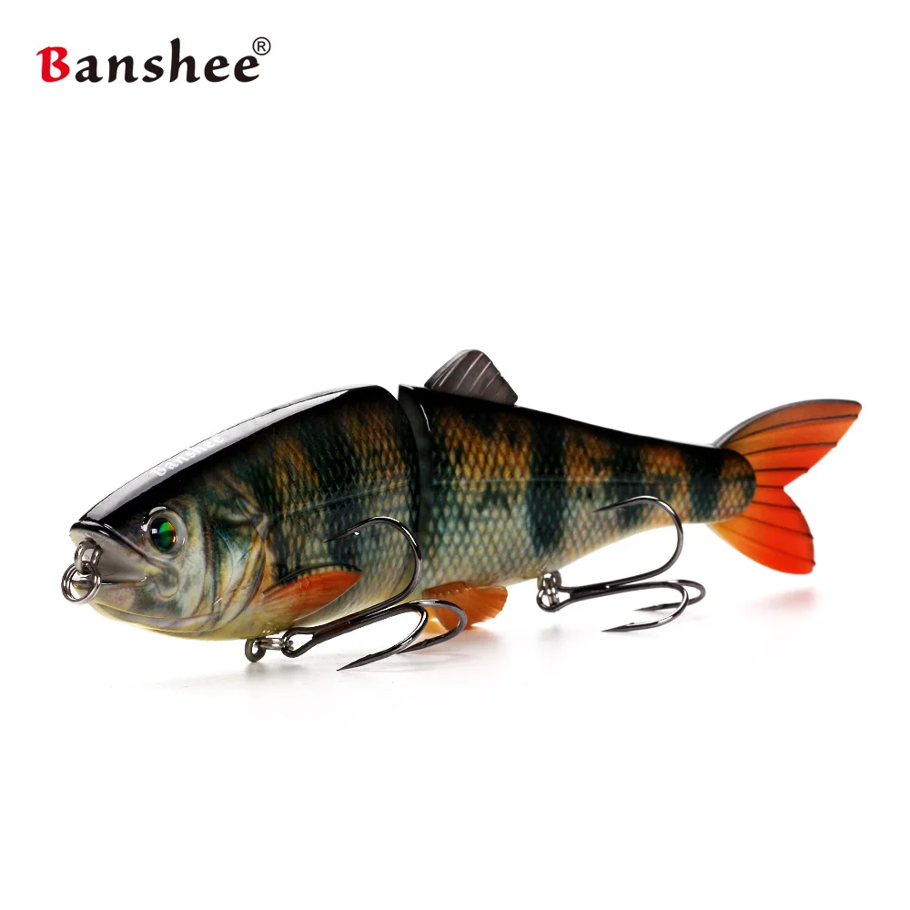 Banshee 200mm 90g 2 secciones AT01 multiarticulado vida como señuelo de pesca trucha cebo artificial duro para atún Lucio Bass Swimbait - imagen 5