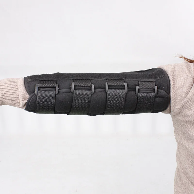 Férula de brazo de recuperación de articulación de codo ajustable, órtesis de soporte de antebrazo de brazo de codo con almohadilla, herramienta de movimiento de protección de articulaciones - imagen 3