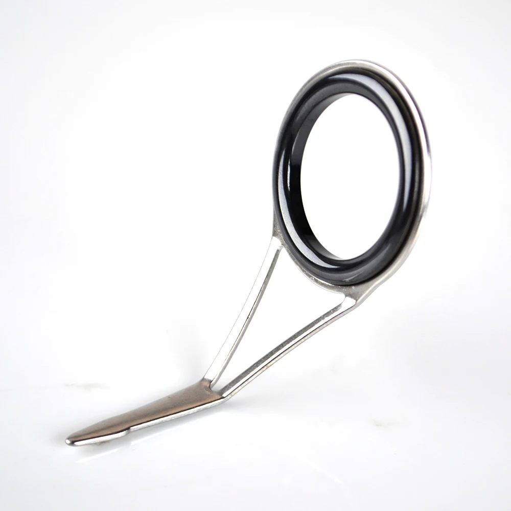 Caña de pescar de acero inoxidable para Surf, guía de caña de roca, anillos de cerámica, punta superior, señuelo de Baitcasting, 6-8 piezas - imagen 3