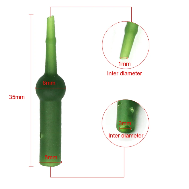 Cuentas Chod para aparejos de pesca de carpa, accesorios de sistema de seguridad, Protector de línea Zig Rig, helicóptero, 20 Uds. - imagen 2