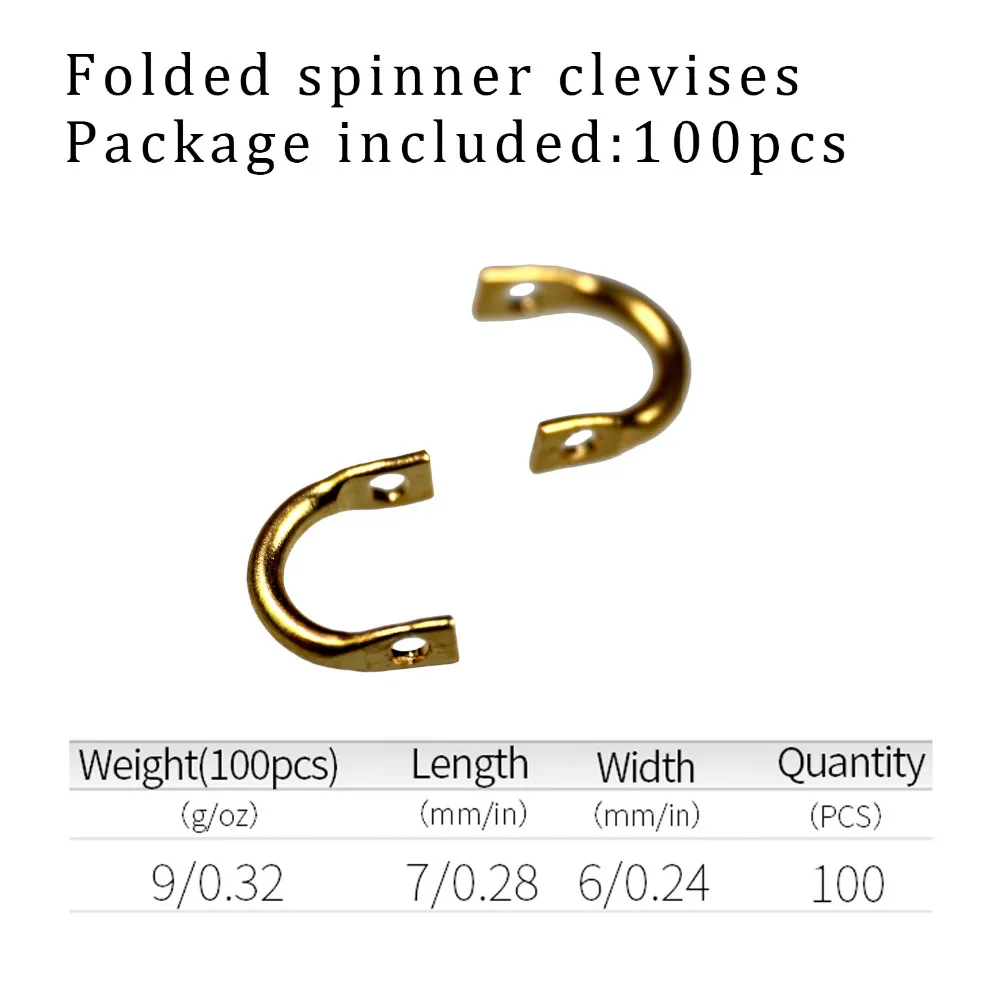 Juego de Herramientas de pesca, 100 unids/lote, pala giratoria, cucharas lisas, accesorios, Kit de bricolaje, aparejos de pesca - imagen 4