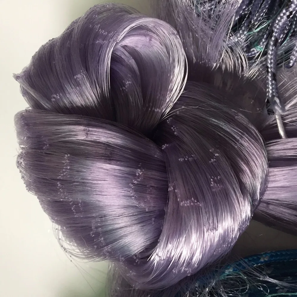 Finefish-red de pesca de una capa, monofilamento de Finlandia, redes fundidas, red de captura de peces, red de enmalle, 1,8x30m - imagen 4