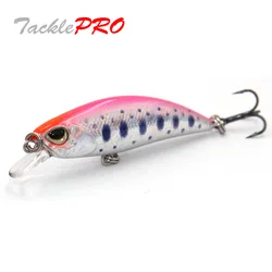 TacklePRO M51 Jerkbait pequeño Minnow Wobblers cebo duro hundimiento señuelos trucha lago 4g 5cm manivela aparejos de pesca lubina agua dulce salada