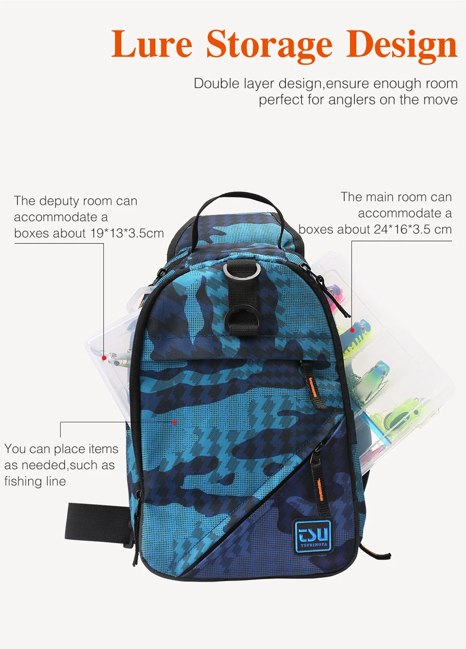 Bolsa Pesca - Cinturón de hombro