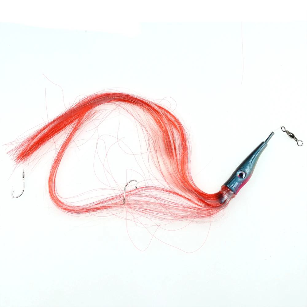 Wifreo 4PAKS Micro fibra de nailon sintético para Streamer Fly Sabiki Jig Hooks Bucktail Jigs Making Fly Tying Material - imagen 5