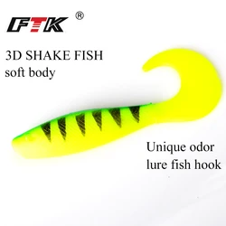 FTK Vinilo Lubina – cola 3D vibrante para jigging